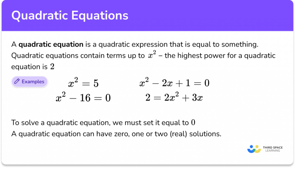 How to Use a Quadratic Equation Calculator